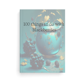 Cookbook about using blackberries by Melinda